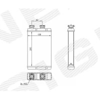 SALONGI SOOJENDUSE RADIAATOR RP70513