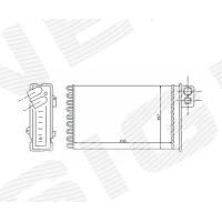 SALONGI SOOJENDUSE RADIAATOR RP71152