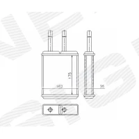 SALONGI SOOJENDUSE RADIAATOR RP71957