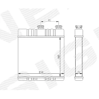 SALONGI SOOJENDUSE RADIAATOR RP72660