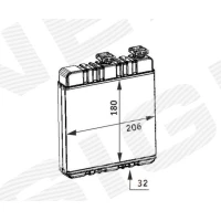 SALONGI SOOJENDUSE RADIAATOR RP72660Q