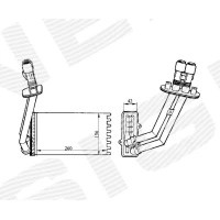SALONGI SOOJENDUSE RADIAATOR RP73362